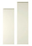 Cooke & Lewis Appleby High Gloss Cream Tall larder Cabinet door (W)300mm (H)2092mm (T)22mm, Set of 2