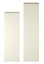 Cooke & Lewis Appleby High Gloss Cream Tall larder Cabinet door (W)300mm (H)2092mm (T)22mm, Set of 2
