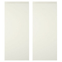 Cooke & Lewis Appleby High Gloss Cream Wall corner Cabinet door (W)250mm (H)715mm (T)22mm, Set of 2