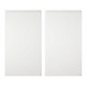 Cooke & Lewis Appleby High Gloss White Base corner Cabinet door (W)925mm (H)720mm (T)22mm, Set of 2