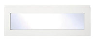 Cooke & Lewis Appleby High Gloss White Bridging Glazed bridging door & pan drawer front, (W)1000mm (H)356mm (T)22mm