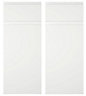 Cooke & Lewis Appleby High Gloss White Drawerline Cabinet door (H)720mm (T)22mm