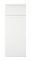 Cooke & Lewis Appleby High Gloss White Drawerline door & drawer front, (W)300mm (H)715mm (T)22mm