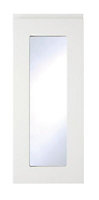 Cooke & Lewis Appleby High Gloss White Glazed Cabinet door (W)300mm (H)715mm (T)22mm