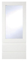 Cooke & Lewis Appleby High Gloss White Glazed Dresser door & drawer front, (W)500mm (H)1153mm (T)22mm