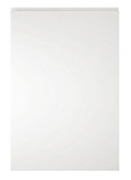 Cooke & Lewis Appleby High Gloss White Tall Cabinet door (W)600mm (H)895mm (T)22mm