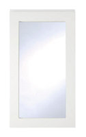 Cooke & Lewis Appleby High Gloss White Tall glazed Cabinet door (W)500mm (H)895mm (T)22mm