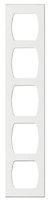 Cooke & Lewis Appleby High gloss White Tall Wine rack frame, (H)900mm (W)150mm