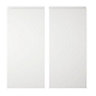 Cooke & Lewis Appleby White Base corner Cabinet door (H)715mm (T)22mm, Set of 2