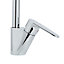Cooke & Lewis Aruvi Silver Chrome effect Kitchen Top lever Tap