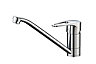 Cooke & Lewis Arya Silver Chrome effect Kitchen Top lever Tap