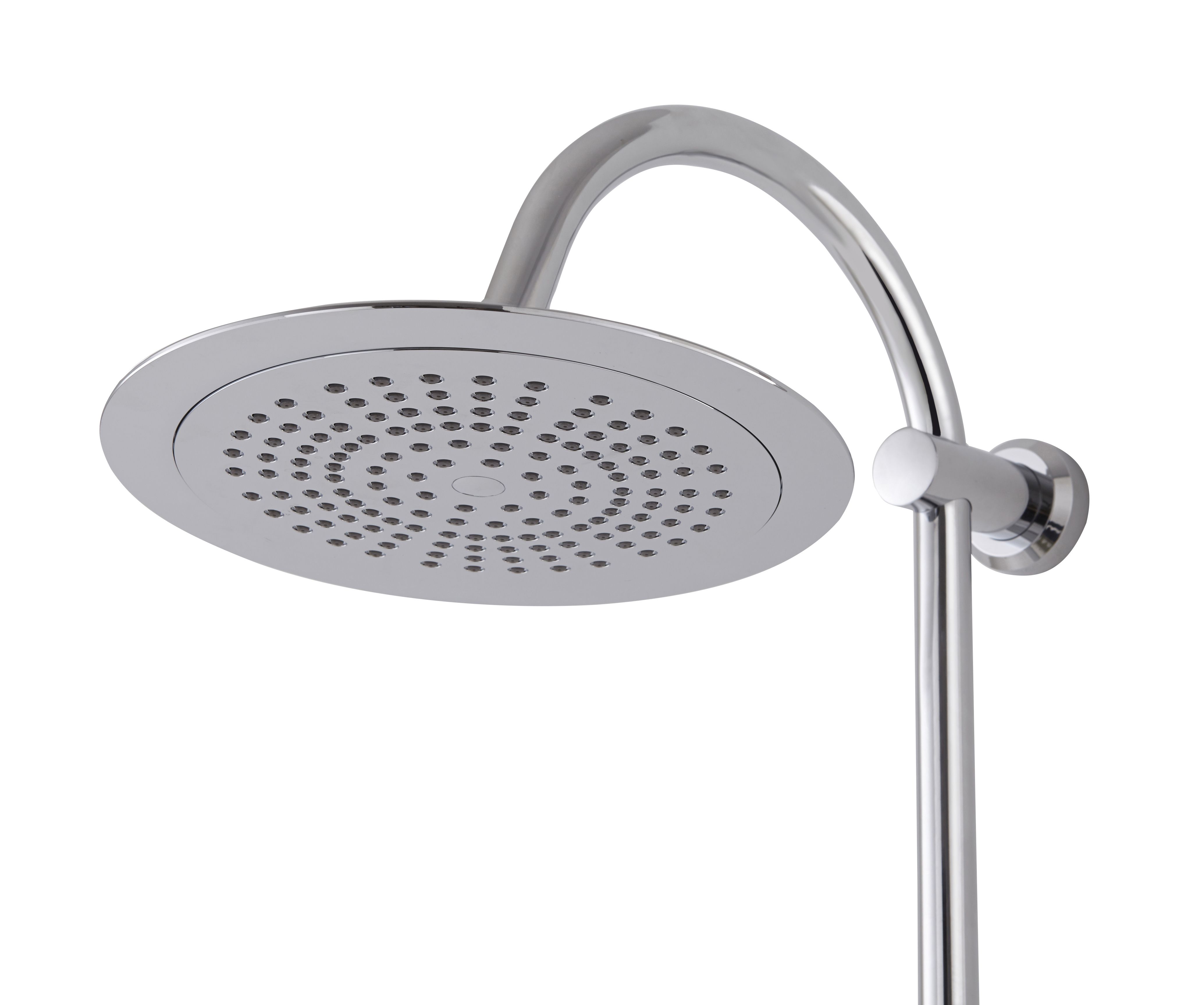 Cooke & Lewis Ignacio Chrome effect 3-spray pattern Shower head