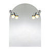 Cooke & Lewis Beauport Arch Illuminated Frameless Bathroom mirror (H)650mm (W)500mm