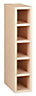 Cooke & Lewis Birch Cabinets Birch effect Wine rack, (H)720mm (W)150mm