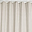 Cooke & Lewis Blanka Grey Textured Shower curtain (L)2000mm