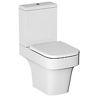 Cooke & Lewis Caldaro White Close-coupled Toilet with Soft close seat