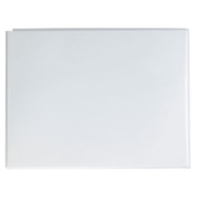 Cooke & Lewis Capulet Acrylic White End Bath panel (W)700mm