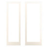 Cooke & Lewis Carisbrooke AZFN17 White Door frame, (W)335mm