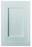 Cooke & Lewis Carisbrooke Blue Framed Fridge/Freezer Cabinet door (W)600mm