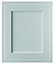 Cooke & Lewis Carisbrooke Blue Framed Fridge/Freezer Cabinet door (W)600mm