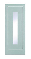 Cooke & Lewis Carisbrooke Blue Framed Tall Cabinet door (W)300mm