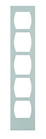 Cooke & Lewis Carisbrooke Blue Open grain effect Wine rack frame, (H)720mm (W)150mm