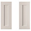 Cooke & Lewis Carisbrooke Cashmere Base corner Cabinet door (W)925mm (H)720mm (T)20mm, Set of 2