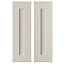 Cooke & Lewis Carisbrooke Cashmere Wall corner Cabinet door (W)250mm (H)715mm (T)20mm, Set of 2