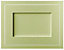 Cooke & Lewis Carisbrooke Green Framed Belfast sink Cabinet door (W)600mm