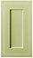 Cooke & Lewis Carisbrooke Green Framed Cabinet door (W)400mm