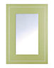 Cooke & Lewis Carisbrooke Green Framed Cabinet door (W)500mm