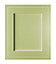 Cooke & Lewis Carisbrooke Green Framed Cabinet door (W)600mm