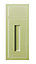 Cooke & Lewis Carisbrooke Green Framed Drawerline door & drawer front, (W)300mm (H)720mm (T)22mm