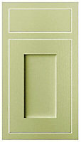 Cooke & Lewis Carisbrooke Green Framed Drawerline door & drawer front, (W)400mm (H)720mm (T)22mm