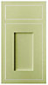 Cooke & Lewis Carisbrooke Green Framed Drawerline door & drawer front, (W)400mm (H)720mm (T)22mm