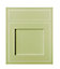 Cooke & Lewis Carisbrooke Green Framed Drawerline door & drawer front, (W)600mm (H)720mm (T)22mm