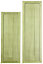 Cooke & Lewis Carisbrooke Green Framed Tall Cabinet door (W)300mm, Set of 2