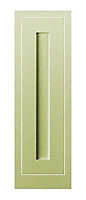 Cooke & Lewis Carisbrooke Green Framed Tall Cabinet door (W)300mm