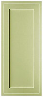 Cooke & Lewis Carisbrooke Green Framed Tall fridge/Freezer Cabinet door (W)600mm
