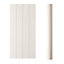 Cooke & Lewis Carisbrooke Ivory Ash effect Curved Wall pilaster & panel, (H)760mm