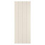 Cooke & Lewis Carisbrooke Ivory Ash effect Curved Wall pilaster & panel, (H)940mm