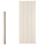 Cooke & Lewis Carisbrooke Ivory Ash effect Square Dresser pliaster, (H)1342mm