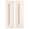 Cooke & Lewis Carisbrooke Ivory Corner Cabinet door (W)250mm (H)715mm (T)20mm, Set of 2