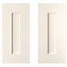 Cooke & Lewis Carisbrooke Ivory Framed Base corner Cabinet door (W)925mm (H)720mm (T)22mm, Set of 2