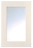 Cooke & Lewis Carisbrooke Ivory Framed Glazed Cabinet door (W)500mm (H)720mm (T)22mm