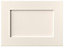 Cooke & Lewis Carisbrooke Ivory Framed Integrated extractor fan Cabinet door (W)600mm (H)453mm (T)22mm