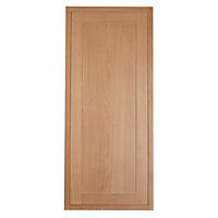 Cooke & Lewis Carisbrooke Oak Framed Cabinet door (W)600mm (H)1197mm (T)22mm