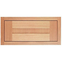 Cooke & Lewis Carisbrooke Oak Framed Cabinet door (W)600mm