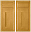 Cooke & Lewis Carisbrooke Oak Framed Fixed frame Cabinet door, (W)925mm (H)720mm (T)22mm