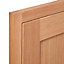 Cooke & Lewis Carisbrooke Oak Framed Integrated appliance Cabinet door (W)600mm